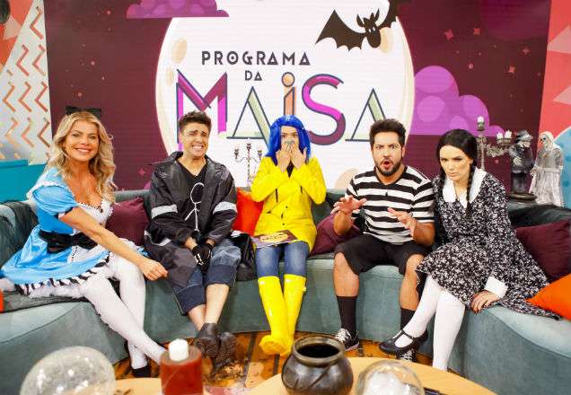 Maisa recebe Thaeme e Thiago e Karina Bacchi